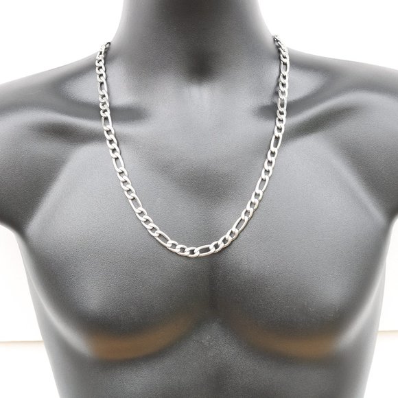 Stainless Steel Figaro Chain 9mm - Picture 1 of 5